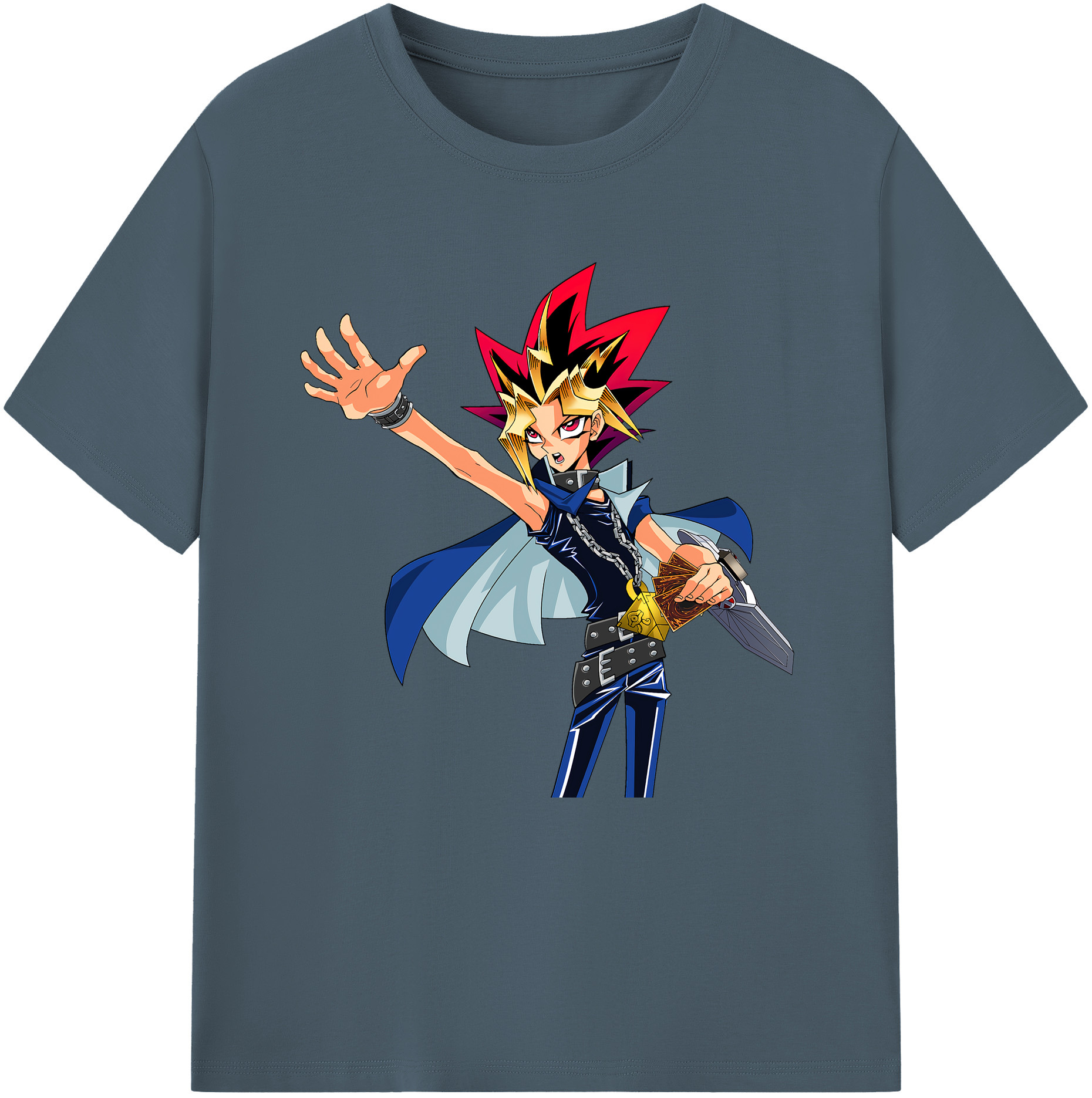 （画像用） 遊☆戯☆王 Yu-Gi-Oh! 綿100％半袖Tシャツ（フロントプリント）